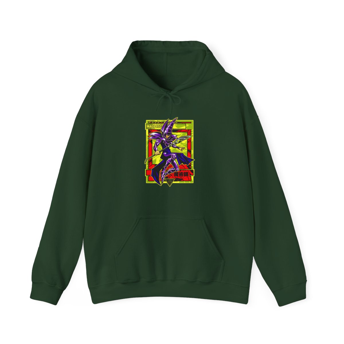 Yu-Gi-Oh Dark Magician Hoodie Classic Spell Jumper | Yu-Gi-Oh! - alternate angle 5, merchandise